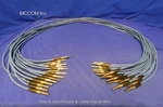 Bittree/ Gepco VPM2000 Blue Hd 75OHM Serial Digital Coax 6 Foot Cables Qty 17. Fixed Price $50.00.