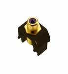 5 Pack Legrand On-q Purple Rca F-connector, Black WP3466BK. Fixed Price $10.50.