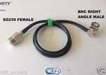 RG58 Low Loss Coax Rf Cable Uhf Female SO-239 To Bnc Right Angle 4-60" Usa. Fixed Price $17.29.