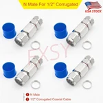4PCS Male Connector For 1/2 Inch Corrugated Coaxial Cable Andrew LDF4-50A. Fixed Price $22.94.