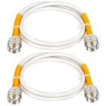 Mookeerf RG8X Jumper Cable 3FT, Pack Cb Coax 50 Ohm, Uhf PL259 To Male.... Fixed Price $33.85.