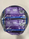 Southwire 56918443 100 Ft. RG6 Quad Shield Black Cm Coaxial Cable New. Fixed Price $29.98.