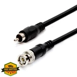Cmple RG59U Bnc Male To Rca 75FT Video Cable Black. Fixed Price $34.99.