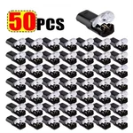 50 Pcs Double-wire Plug-in Connector, Cable Clamp With Locking Buckle, Awg 18-22. Fixed Price $8.29.