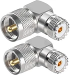 2PCS Uhf PL259 Right Angle Degree Coax Adapter, SO239 Male To E-890. Fixed Price $15.79.