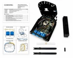 QTY.3 Corning Cch Cassette Fully Loaded 12 Fiber Singlemode Sc/upc Usa. Fixed Price $1049.99.
