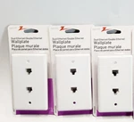 Zenith VW6E6EW Dual Ethernet Wallplate White Lot Of 3 (e). Fixed Price $18.99.