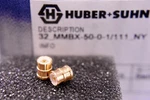 (two) Huber+suhner Rf Microwave Mmbx (m) In-series Adapters 12.4GHZ 50 Ohms. Fixed Price $14.95.