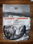 6.5' RG316 Coax Cable Extension Mini Uhf Male To PL-259 Adapter Diamond C101. Fixed Price $48.00.