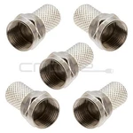 Twist-on F-type Connector For RG-6 Coax Cable Plug End RG6 5PCS. Fixed Price $8.49.