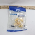 (5-PK) Vce Right Angle F-type RG6 To Female Adapter Gold Plated XB11037G5P. Fixed Price $11.61.