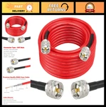 Mookeerf RG8X Coaxial Cable 35FT Uhf PL259 Male To 50 Ohm. Fixed Price $55.99.