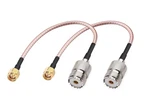 Handheld Antenna Cable Sma Uhf SO-239 Female Connectors 6'' Pack Of Fo. Fixed Price $14.92.