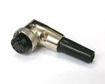 61-618, Pin Female Right Angle Cb Ham Radio Mobile Microphone Connector. Fixed Price $7.69.