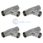 4X Bnc Adapter Female Jack Coaxial Splitter Cctv Camera. Fixed Price $10.79.