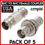Pack Bnc Female Adapter RG59 RG6 Jack Connection Coupler For Panel Cctv. Fixed Price $12.39.