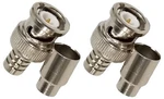 Lot Marmat 120424X Cb/ham Radio Bnc Male Connectors For RG6 Coax Cable. Fixed Price $20.95.