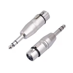 Hualeu 2PACK Xlr Female To 1/4 Trs Adapter, Balanced. Fixed Price $11.62.
