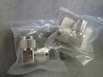 New (lot Of 2) L-com AXA-NMNM90 Coaxial 50 Ohm Right Angle Adapter M/m. Fixed Price $20.00.