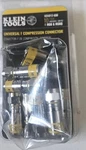 Klein Tools VDV812-606 Universal Compression Connector, RG6/RG6Q, Male. Fixed Price $10.00.