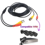 25FT Black Video Power Bnc Cable Cord Wires For Zosi Cctv Dvr Cameras. Fixed Price $9.09.