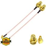 Tuolnk 2PCS Sma Female To Mmcx Right Angle Cable 6INCH. Fixed Price $20.00.