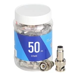 Ens Bnc Male Crimp-on Connector, 2 Piece Set, Coax Rg 59 Perfect F.... Fixed Price $32.58.