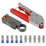 Diann Cable Crimper Coaxial Compression Tool Kit Wire Stripper 12PCS. Fixed Price $17.30.