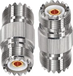 2-PACK PL259 Uhf Coax Adapter, SO239 Female To For Cb Radio & Antenna. Fixed Price $13.99.