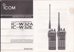 Vintage Icom IC-W32A IC-W32E Dual Band Fm Transceiver Manual Japan Ham Radio. Fixed Price $14.99.