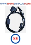 2 Motorola Apx & Mototrbo Programming, Test, Data Cable - PMKN4013C. Fixed Price $118.00.