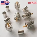 10X Uhf PL-259 Male Crimp Adapter Connector For RG8/RG213/LMR400/BELDEN 9913. Fixed Price $15.94.