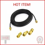 Superbat Rf Coaxial Sma To Female Bulkhead RG174 15FT Cable + 3PCS. Fixed Price $15.28.