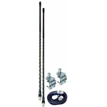 Accessories Unlimited AUMM23-B Dual Three Foot Mirror Mount Cb Antenna Kit. Fixed Price $71.02.