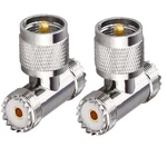 Tuolnk Triple Tee Connector Uhf Dual Female 3 Way Splitter Coax.... Fixed Price $14.69.
