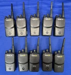 Motorola Bearcom BC130 16CH 2-WAY Radio W/ Chargers Lot X 10 -all Turn On Read. Fixed Price $270.00.