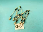 Lot Of 10 RG179 Rf Coax Cables Bnc Female 4-HOLE Panel Mount Mmcx. Fixed Price $34.00.