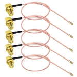 Tuolnk Ipx MHF1 Sma Female Right Angle To U.fl Ufl Rf Coaxial RG178 Pigtail C.... Fixed Price $17.49.