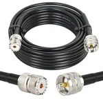 PL-259 Uhf Cb Coax Cable 25FT RG58 To Female Low Loss Antenna.... Fixed Price $35.78.