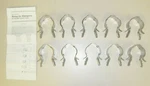 Andrew 1/4 Snap-in Hanger Kit 206706-3 (lot Of 10). Fixed Price $35.95.
