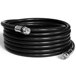 100' Feet Black RG6 Coaxial Cable With Weather Proof Connectors F81. Fixed Price $34.84.