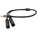 Car Radio 2 Female To 1 Universal Antenna Splitter Adapter Cable ANT-UV43. Fixed Price $9.27.