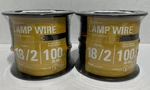 200 Feet Ft. Total Southwire Lamp 18/2 Stranded Cu SPT-1 Black. Fixed Price $47.97.