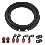 Evil Energy Ptfe Fuel Line Kit, AN10 E85 Nylon Braided 10AN, Black&red. Fixed Price $118.01.