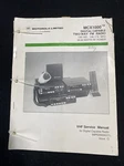 Motorola MCX1000 Digital Capable Two Way Fm Radio Vhf Service Manual. Fixed Price $24.99.