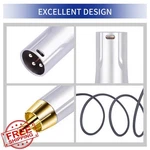 Hualeu 1FT Rca To 3PIN Xlr Audio Cable 2 Pack Gold-plated Plug. Fixed Price $43.99.