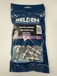 Belden DB15BNCHD Lot Of 25 Double Bubble Connector Coax Compression PSA59/6. Fixed Price $63.95.