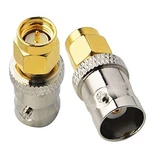 Boobrie Bnc Sma Connector Female Coaxial 2PCS, Gold. Fixed Price $7.70.