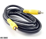 Ft. 1-RCA Male To Composite Video RG59/U Coaxial Cable, AV-306V. Fixed Price $8.95.