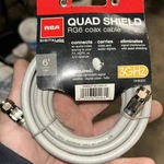 Rca DH6QCE Quad Shield RG6 Feet 1.8 Meter Coax Cable 3GHZ Hdtv Gold Plated Con. Fixed Price $11.53.
